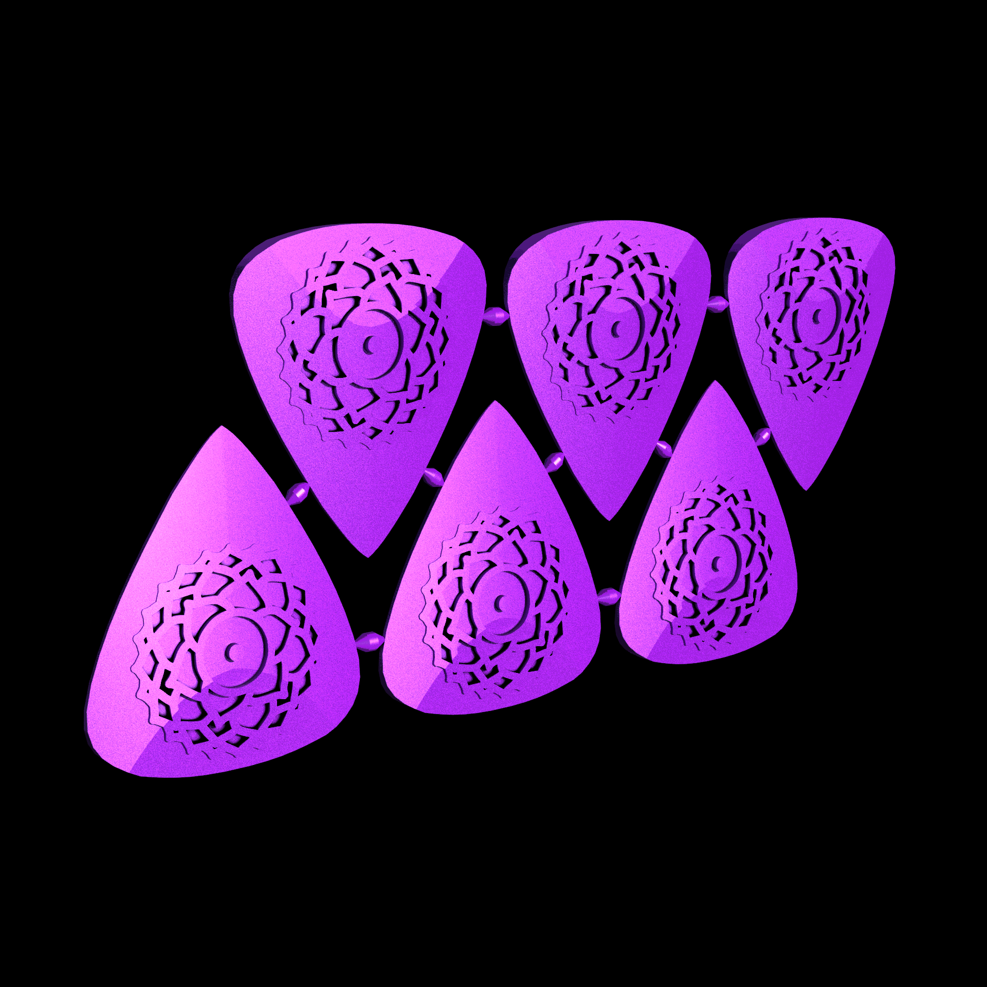 Nylon 12 plastic, manufactured using 3D printing, with a smooth surface finish.