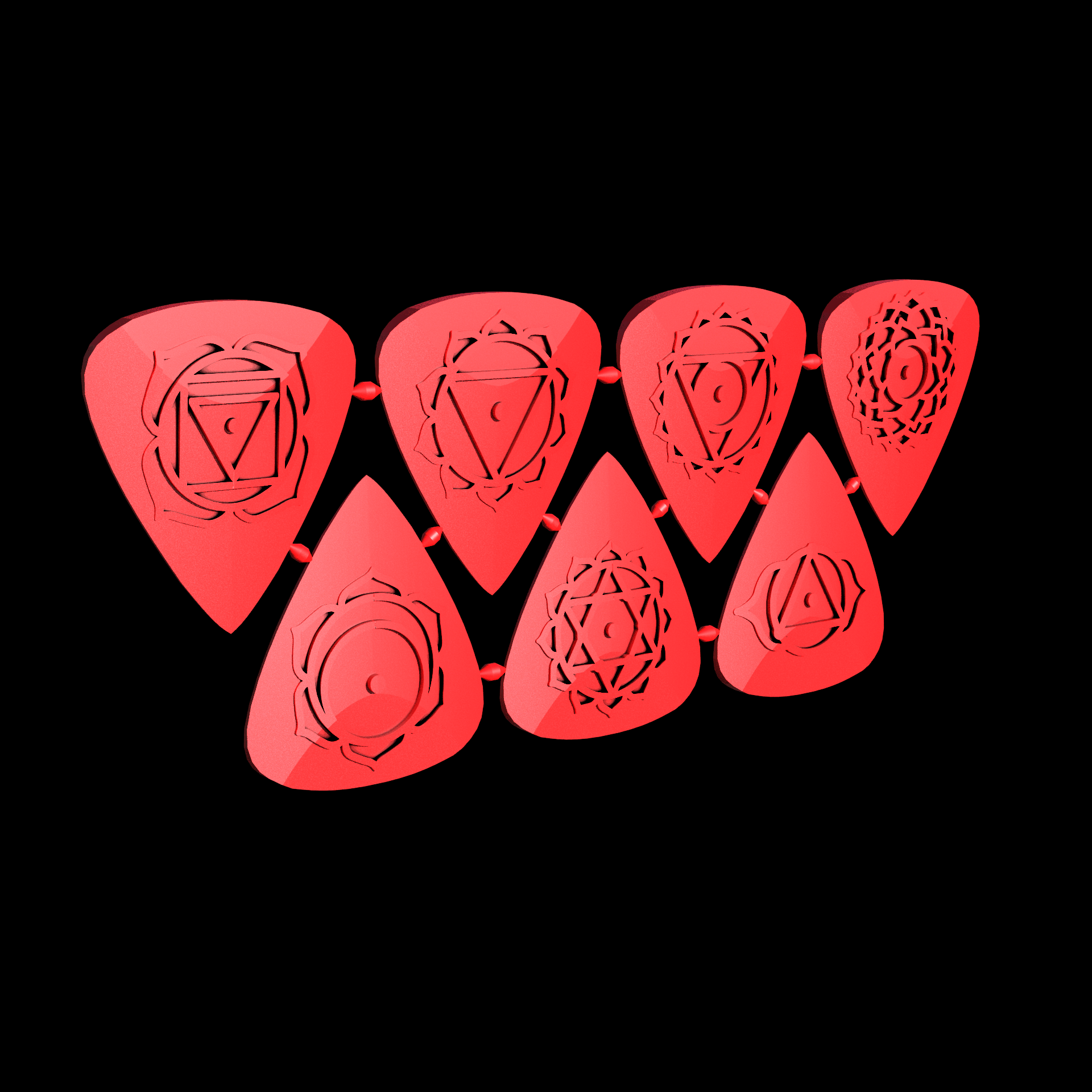 Nylon 12 plastic, manufactured using 3D printing, with a smooth surface finish.