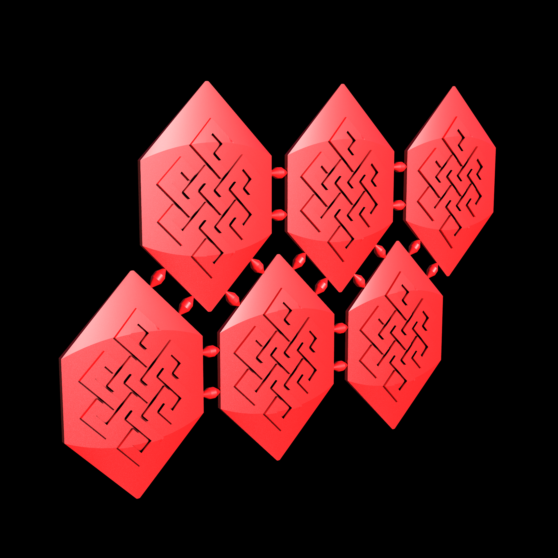 Nylon 12 plastic, manufactured using 3D printing, with a smooth surface finish.