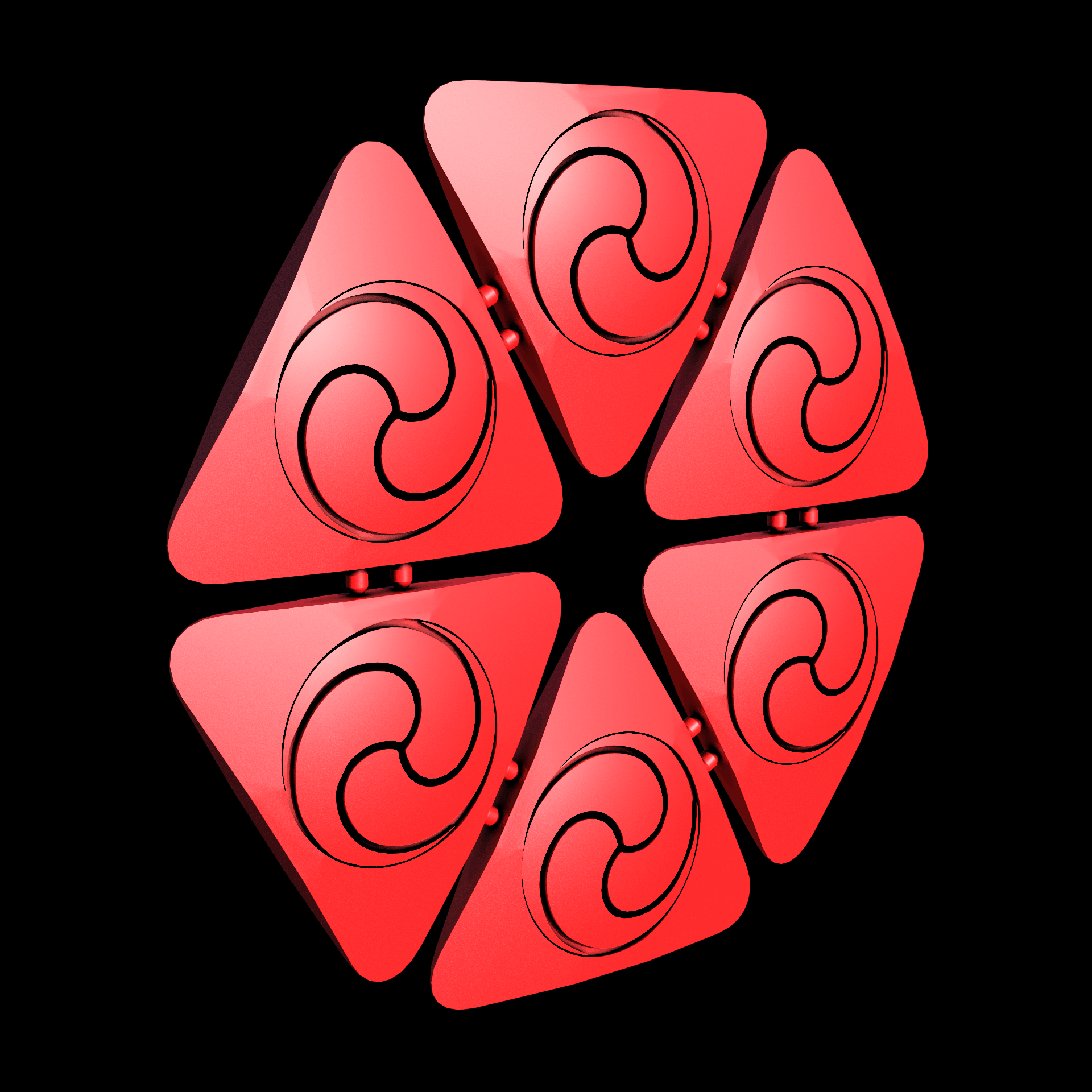 Nylon 12 plastic, manufactured using 3D printing, with a smooth surface finish.