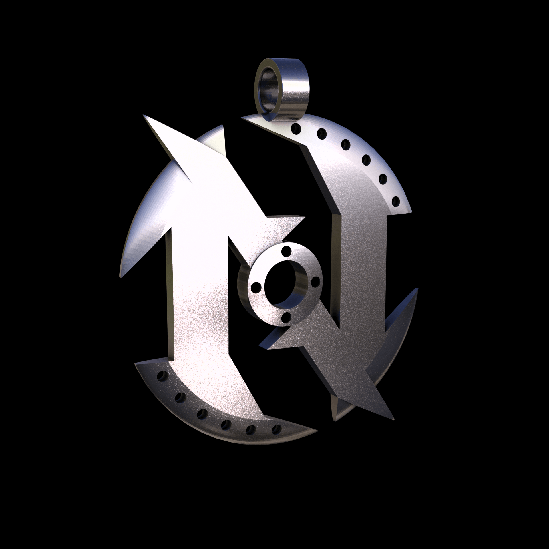 Brass manufactured using wax casting, with 0.5 micron thick electroplated rhodium surface, with a hand polished finish, for a shiny, fine sheen surface.