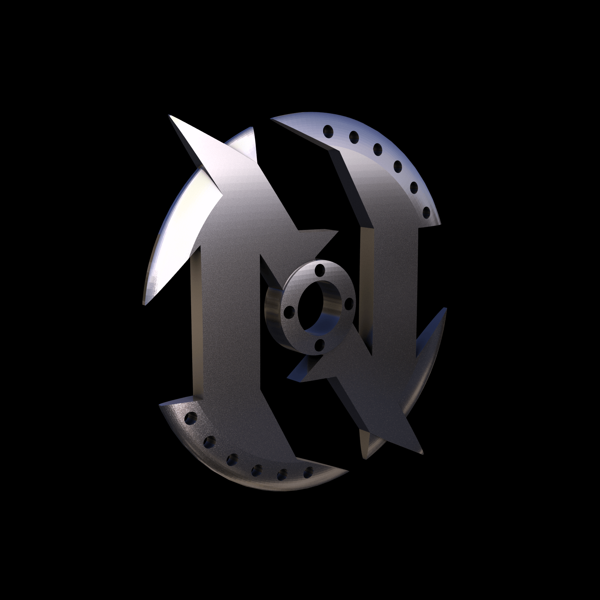 Brass manufactured using wax casting, with 0.5 micron thick electroplated rhodium surface, with a hand polished finish, for a shiny, fine sheen surface.