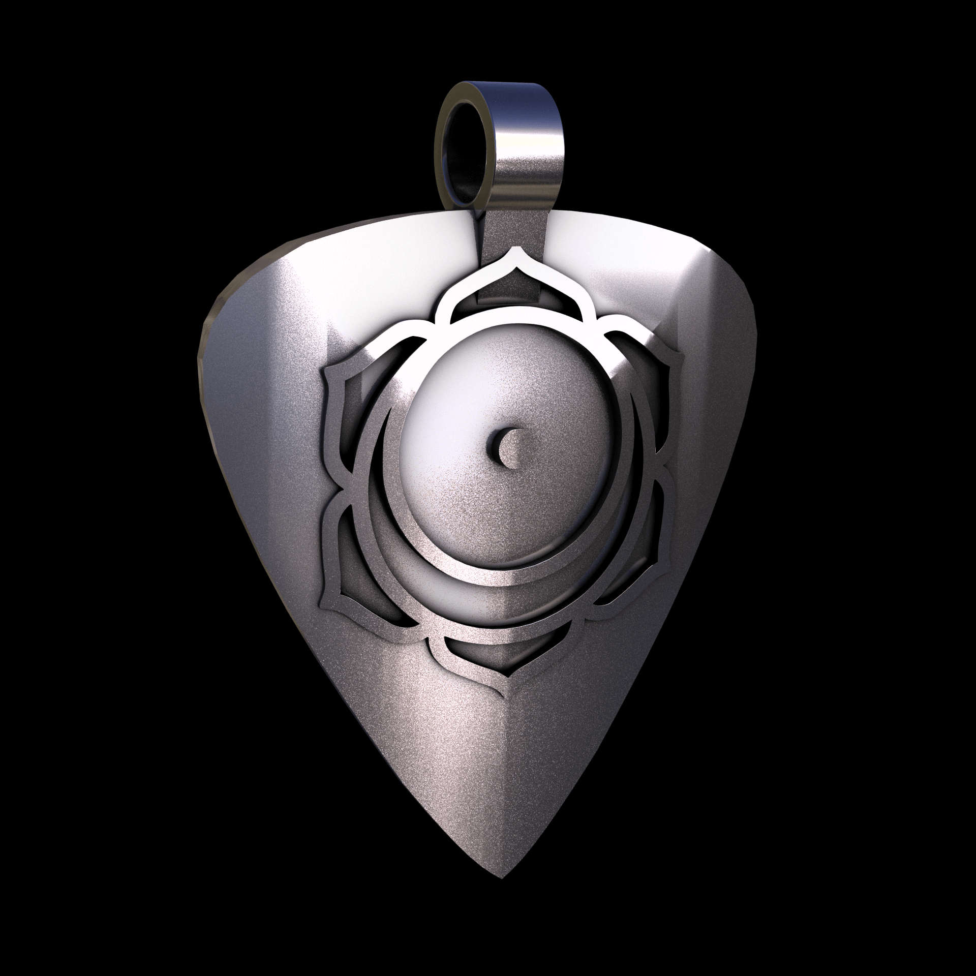 Brass manufactured using wax casting, with 0.5 micron thick electroplated rhodium surface, with a hand polished finish, for a shiny, fine sheen surface.