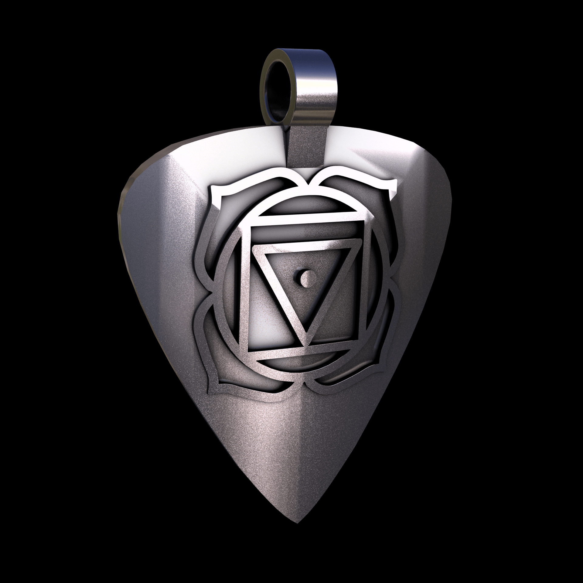 Brass manufactured using wax casting, with 0.5 micron thick electroplated rhodium surface, with a hand polished finish, for a shiny, fine sheen surface.