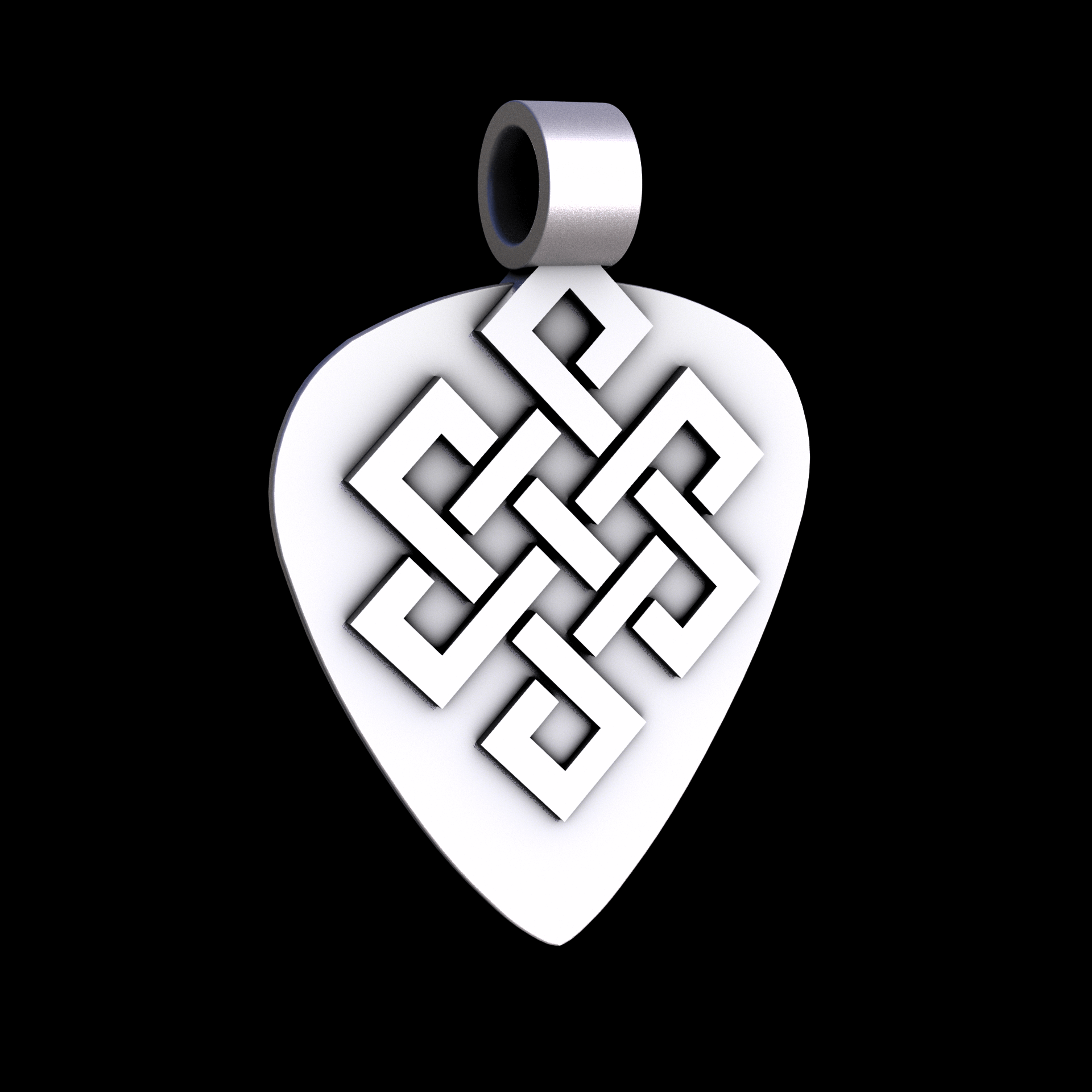 Stainless Steel 17-4PH, manufactured using 3D printing, and media blasted after sintering, for a semi matte, rough surface finish.