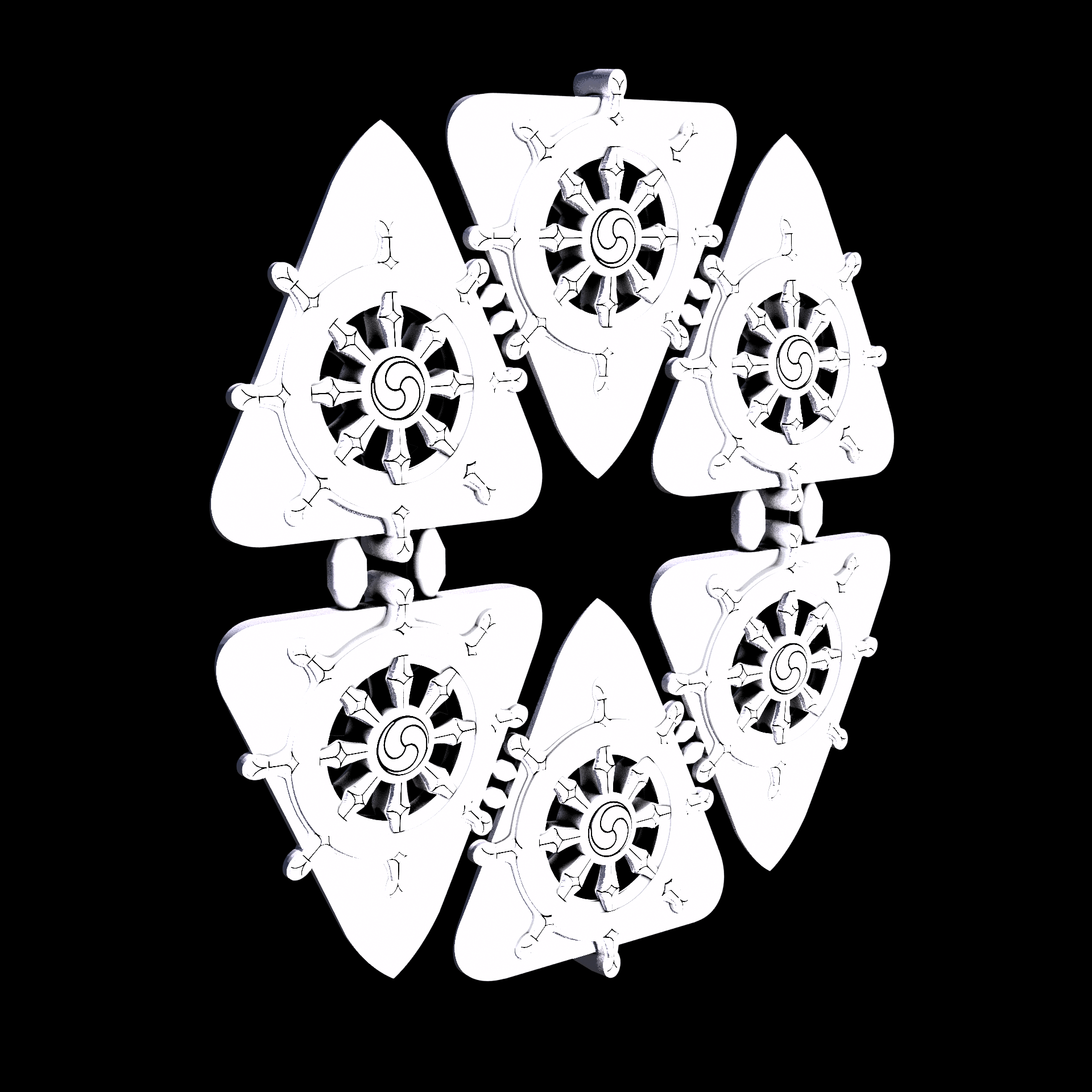 Nylon 12 plastic, manufactured using 3D printing, with a smooth surface finish.