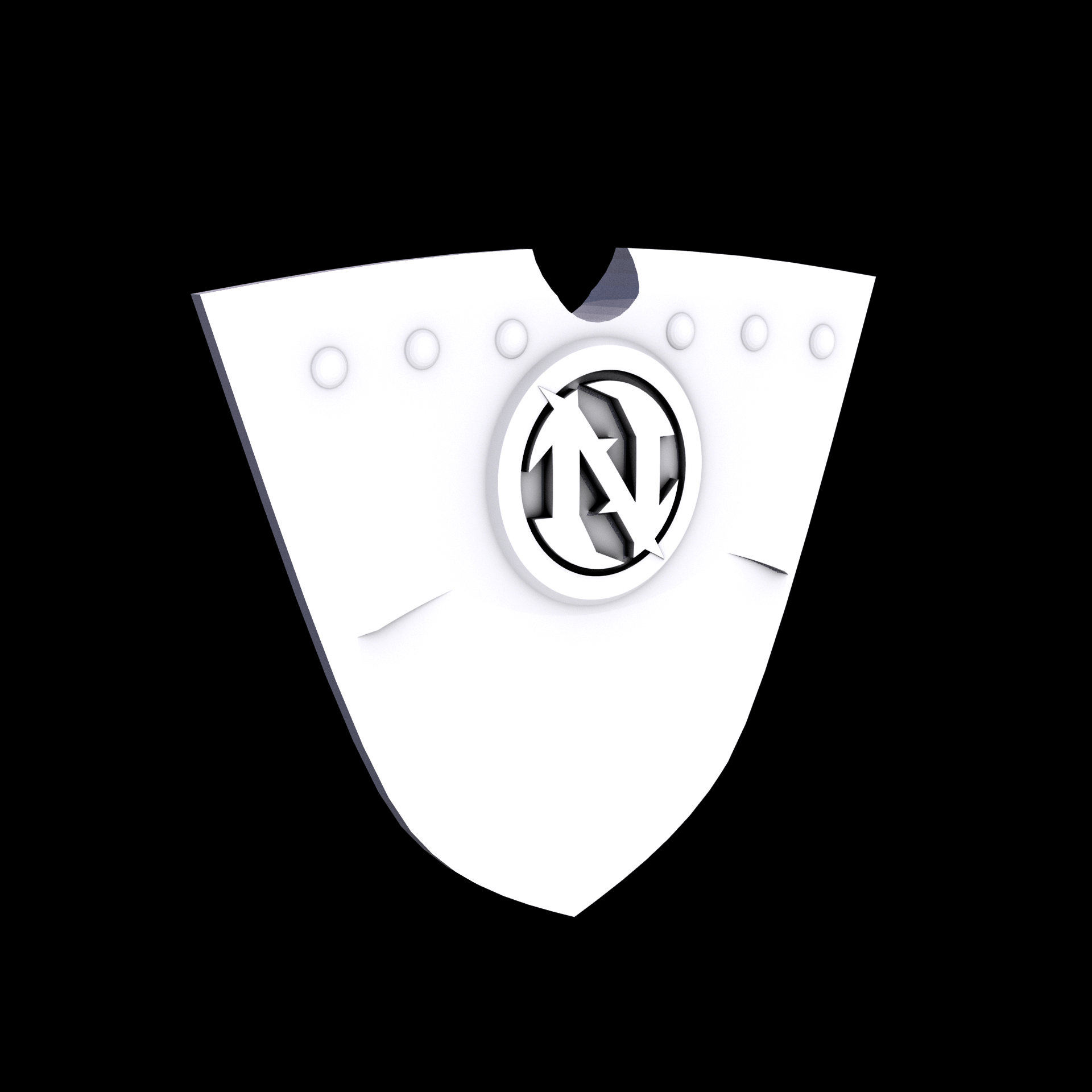 Thermoplastic Polyurethane, manufactured using Selective Laser Sintering (3D printing), that is flexible and rubber like, with a slightly rough, matte surface finish.