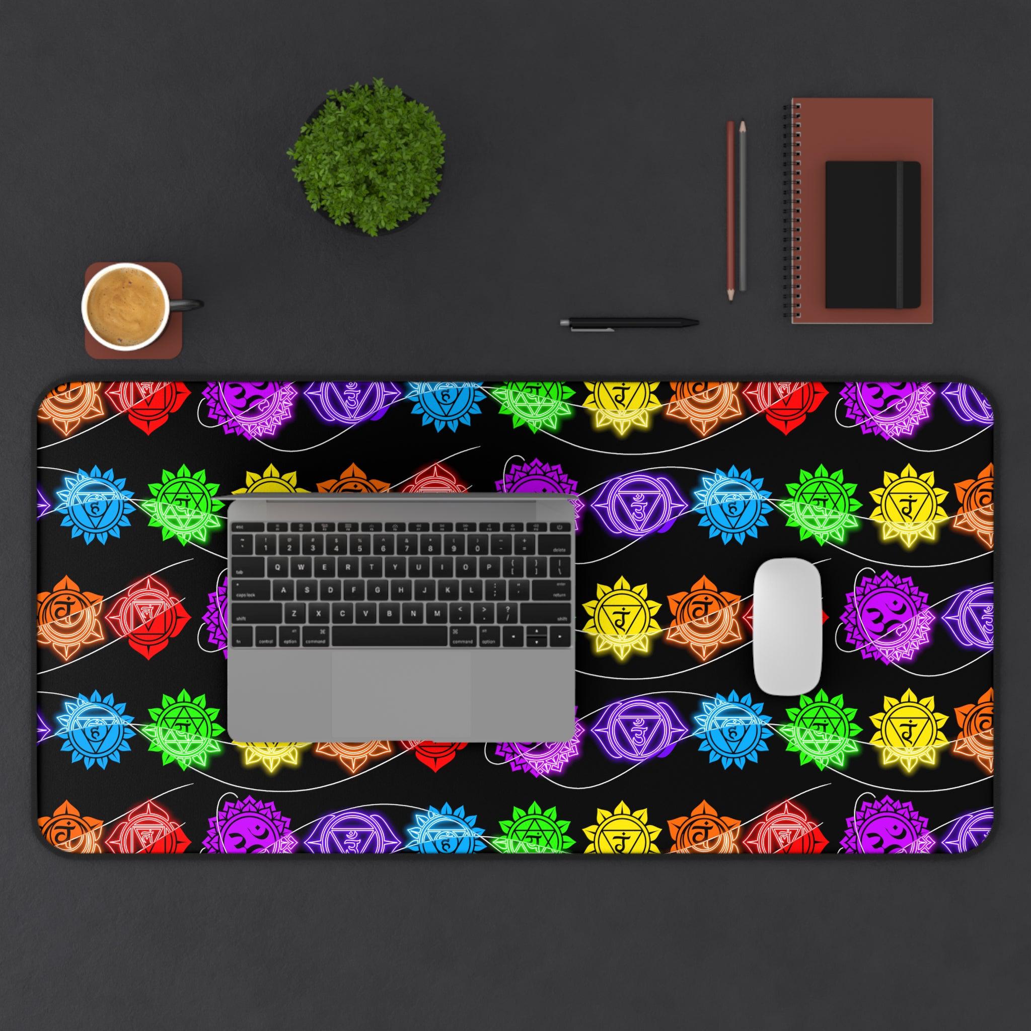 Chakra Mouse Pad / Desk Mat (Version 2)