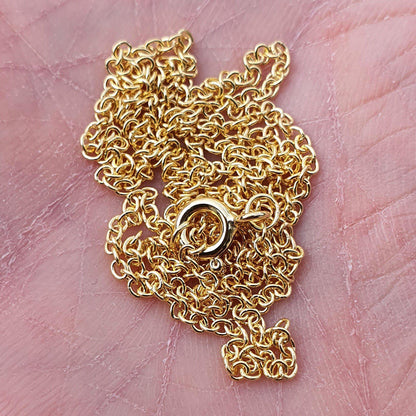 Yellow Gold-Filled Cable Chain