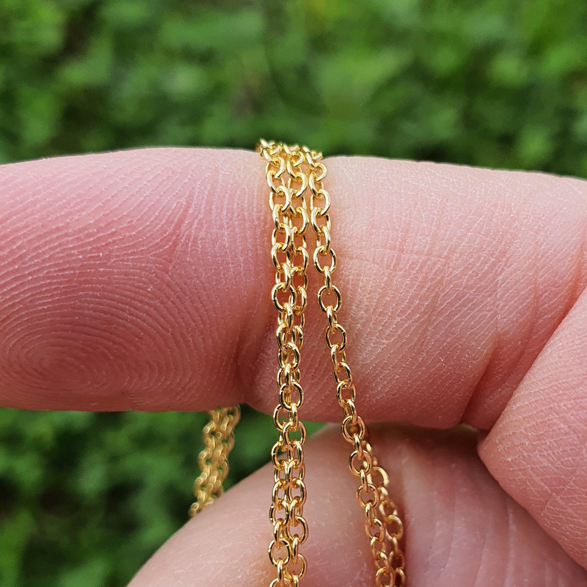 Yellow Gold-Filled Cable Chain