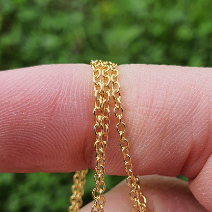 Yellow Gold-Filled Cable Chain