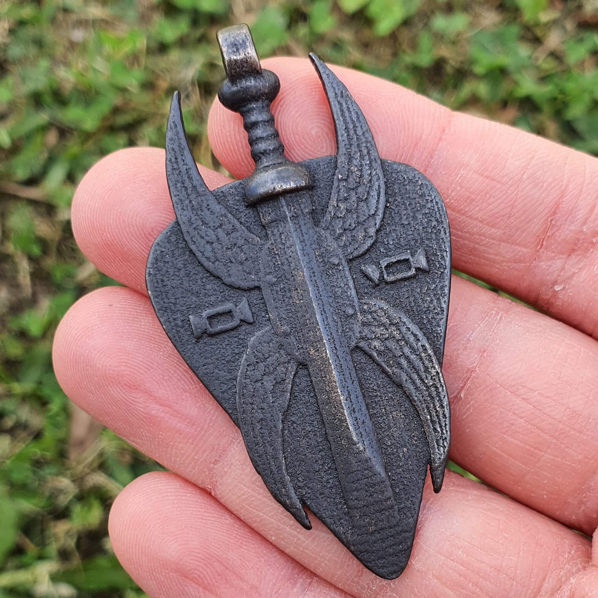 Roman Soldier Guitar Pick Pendant