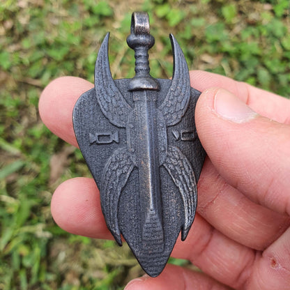 Roman Soldier Guitar Pick Pendant