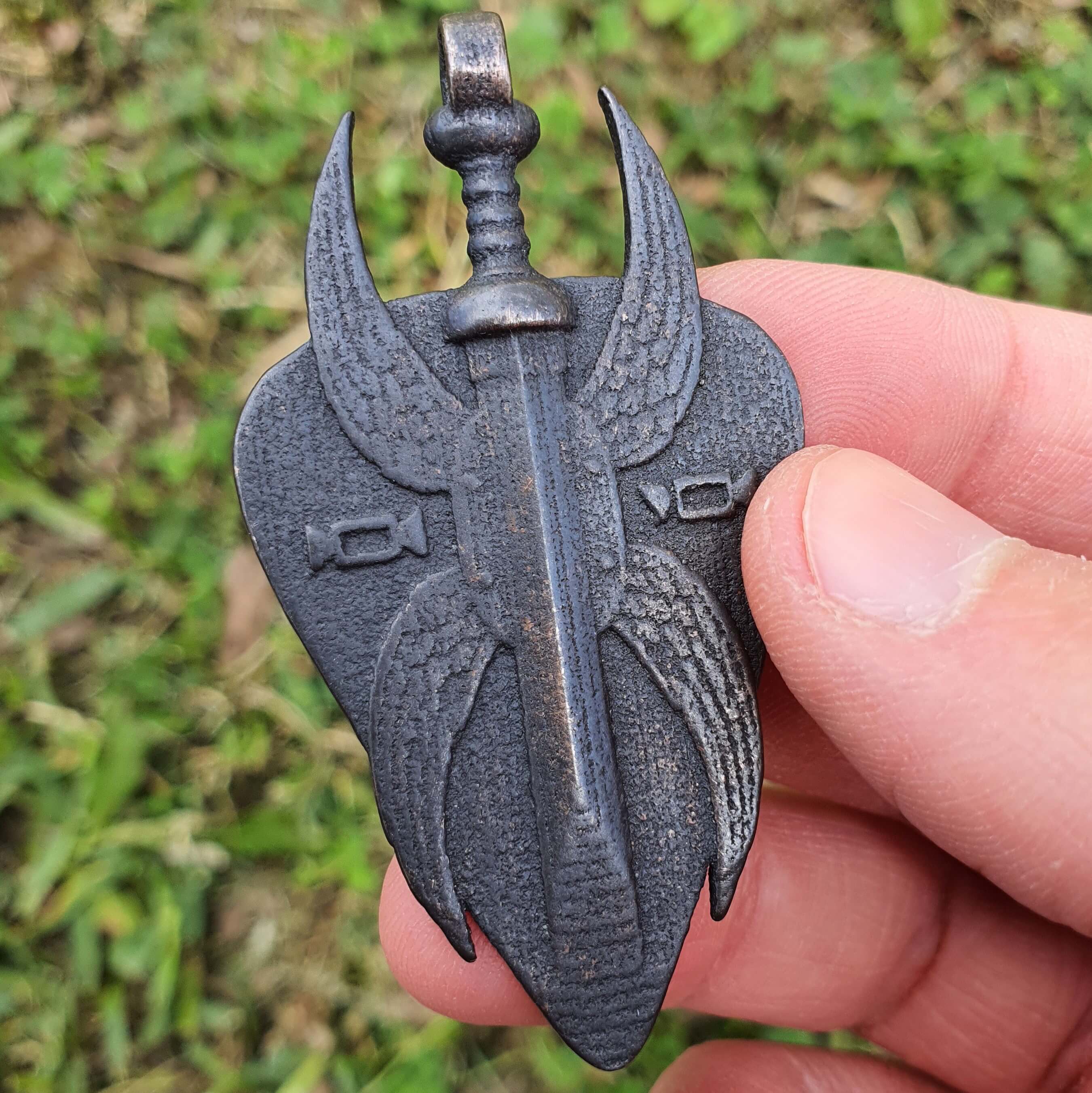 Roman Soldier Guitar Pick Pendant