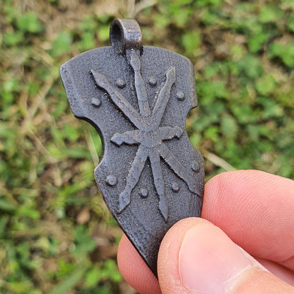 Boeotian Soldier Guitar Pick Pendant