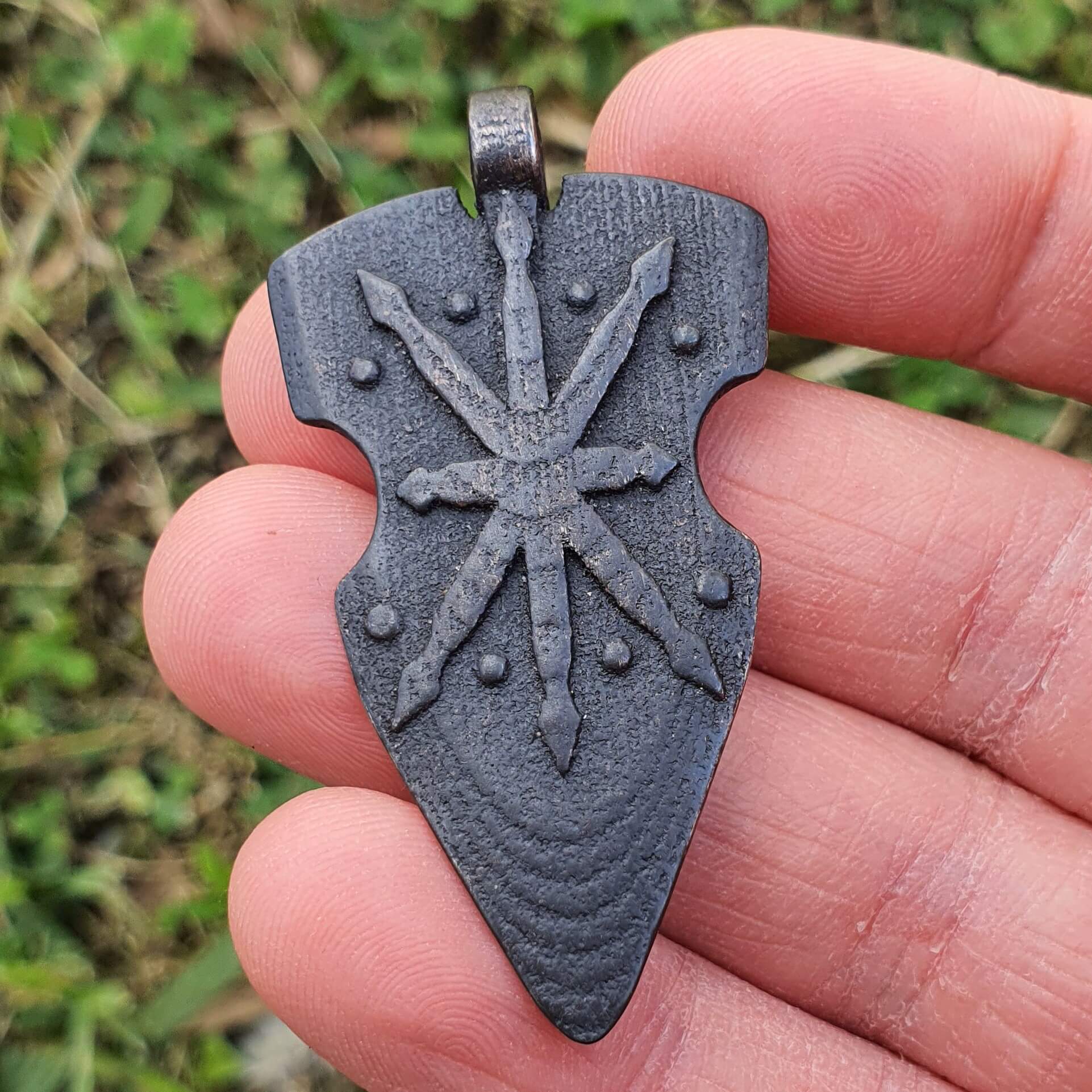 Boeotian Soldier Guitar Pick Pendant