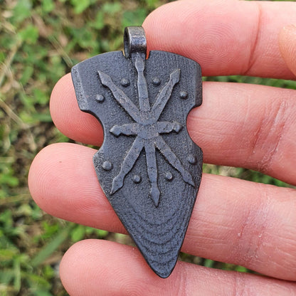 Boeotian Soldier Guitar Pick Pendant